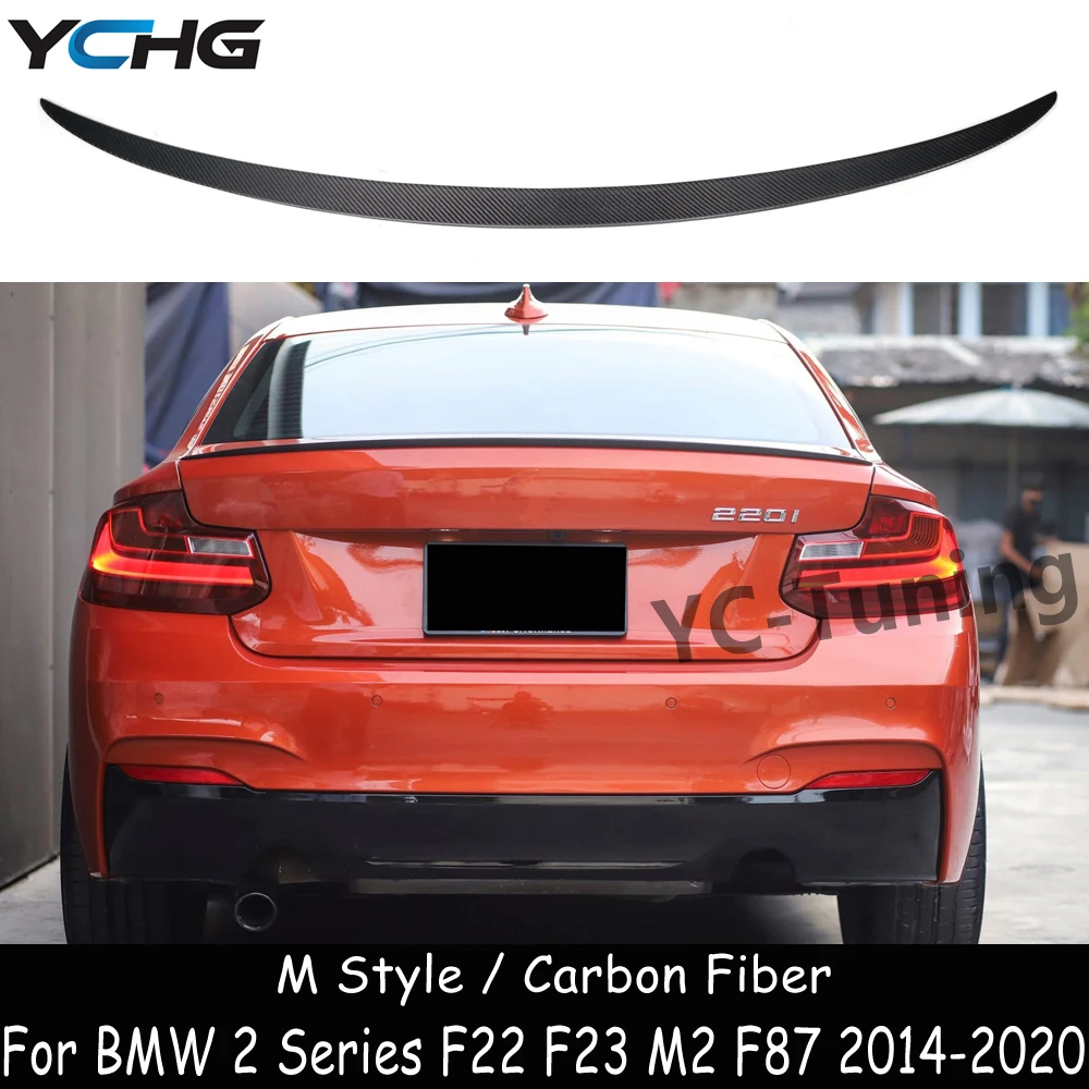 F22 F87 M2 Style Carbon Fiber Rear Trunk Spoiler For BMW 2 Series F22 F23 F87 M2 Coupe 220i M235i 228i M240i Spoiler 2014-2020
F22 F87 M2 Style Carbon Fiber Rear Trunk Spoiler For BMW 2 Series F22 F23 F87 M2 Coupe 220i M235i 228i M240i Spoiler 2014-2020