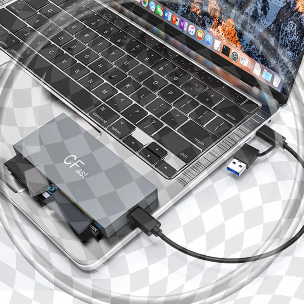 CFast Card Reader Read 6 Cards Simultaneously USB C CFast 2.0 Card Reader 5Gbps USB 3.0 USB C for CFast CF MS SD TF XD Card
CFast Card Reader Read 6 Cards Simultaneously USB C CFast 2.0 Card Reader 5Gbps USB 3.0 USB C for CFast CF MS SD TF XD Card