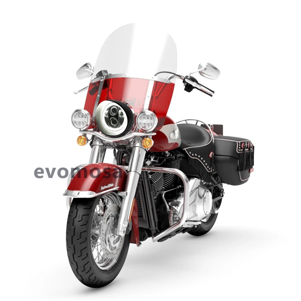 Motorcycle 7 Inch LED Headlight For Harley Sportster Dyna Honda Suzuki Kawasaki Bobbers Motorcycle Lighting System Headlamp
Motorcycle 7 Inch LED Headlight For Harley Sportster Dyna Honda Suzuki Kawasaki Bobbers Motorcycle Lighting System Headlamp