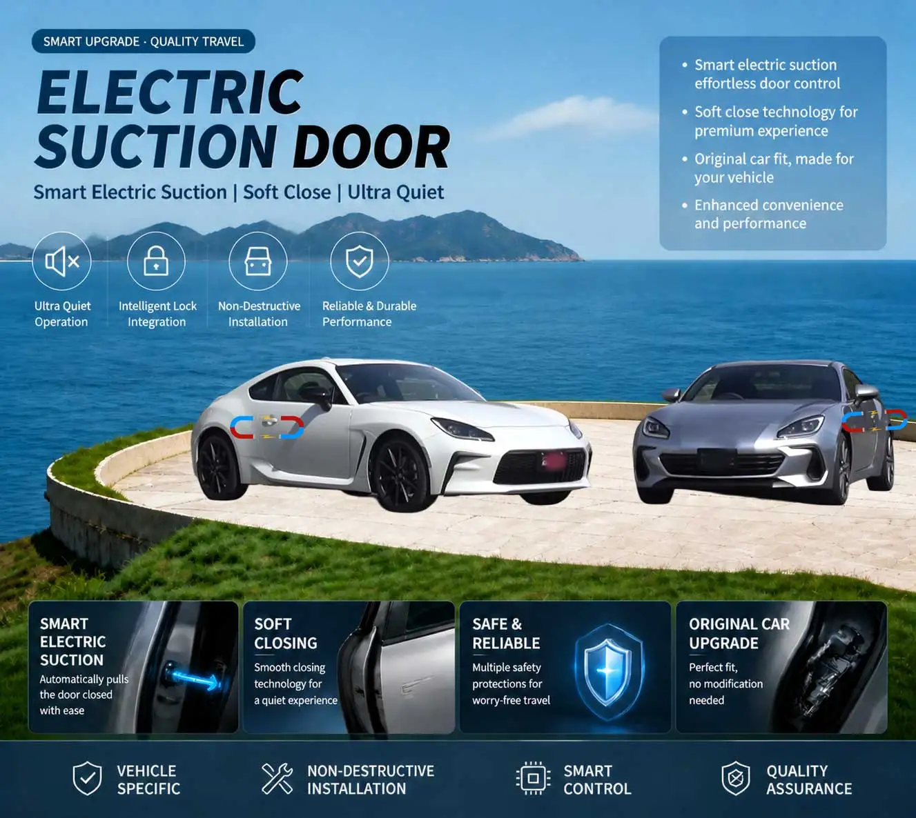 Car Specific Car Modification Auto Suction Soft Close Door Modification Parts & Accessories For Toyota 86 GT86 Subaru BRZ
Car Specific Car Modification Auto Suction Soft Close Door Modification Parts & Accessories For Toyota 86 GT86 Subaru BRZ