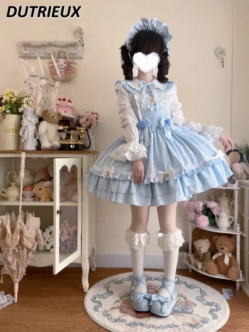 Оригинальный дизайн Lolita Sweet Girls Jsk японское платье на подтяжках летнее новое тонкое женское платье без рукавов с бантом и высокой талией
Оригинальный дизайн Lolita Sweet Girls Jsk японское платье на подтяжках летнее новое тонкое женское платье без рукавов с бантом и высокой талией
