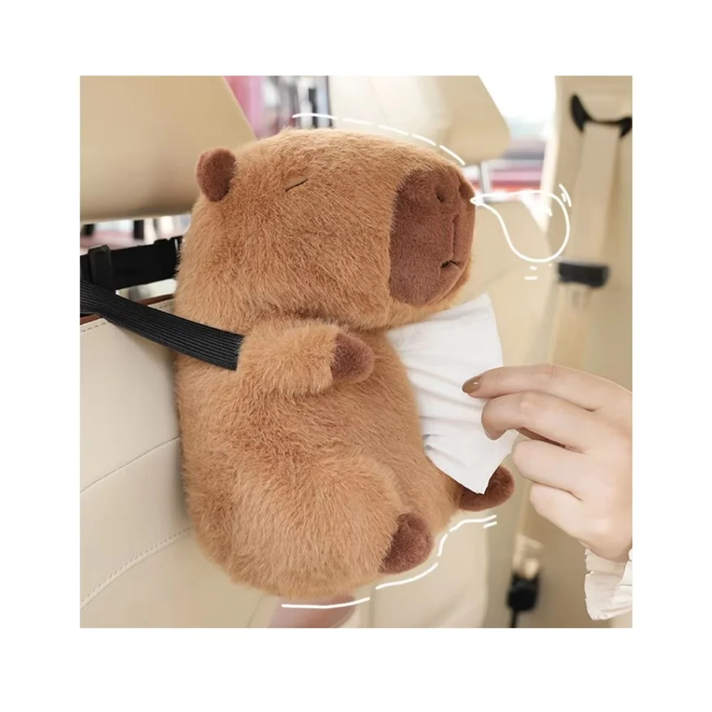 New Arrival Stuffed Animals Cute Plush Capybara Toys Napkin Box Capybara Tissue Paper Holder Box
New Arrival Stuffed Animals Cute Plush Capybara Toys Napkin Box Capybara Tissue Paper Holder Box
