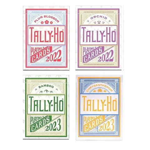 Tally-Ho Plants Playing Cards Deck Card Games Magic Tricks for Magician