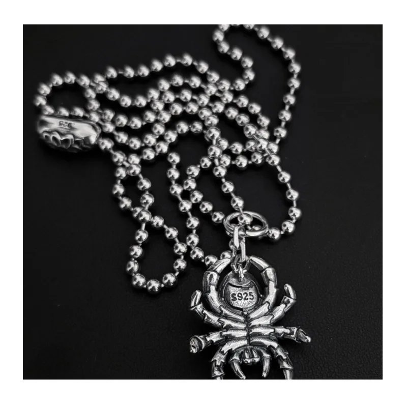 Thai Decorative Edge New Trendy Brand Thai Silver Personalized Wind Spider Domineering Necklace Pendant Versatile for Men and Wo
Thai Decorative Edge New Trendy Brand Thai Silver Personalized Wind Spider Domineering Necklace Pendant Versatile for Men and Wo