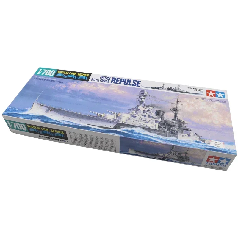 Конструктор Tamiya 31617: Модель британского линкора-крейсера Repulse в масштабе 1/700, пластиковый набор для сборки, для хобби и коллекционирования, DIY
Конструктор Tamiya 31617: Модель британского линкора-крейсера Repulse в масштабе 1/700, пластиковый набор для сборки, для хобби и коллекционирования, DIY