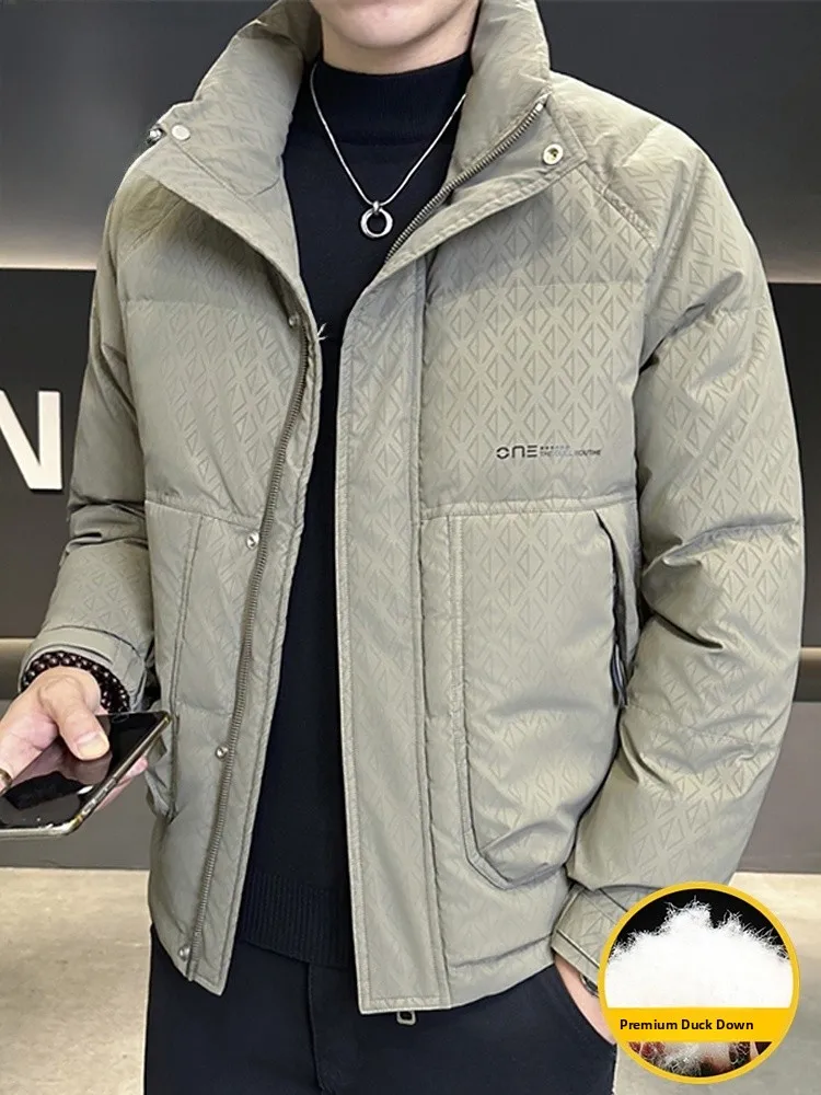 Men's Winter Thiened Warm Du down Jaet Stand Collar Outerwear Faionable Casual Sle Youth ular Polyester ...
Men's Winter Thiened Warm Du down Jaet Stand Collar Outerwear Faionable Casual Sle Youth ular Polyester ...