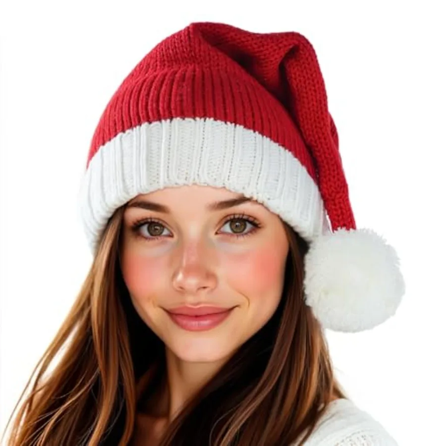 Santa Hat Christmas Hat Xmas Adult Women Men Washable Fade-restant Knitted Soft Warm Long
Santa Hat Christmas Hat Xmas Adult Women Men Washable Fade-restant Knitted Soft Warm Long