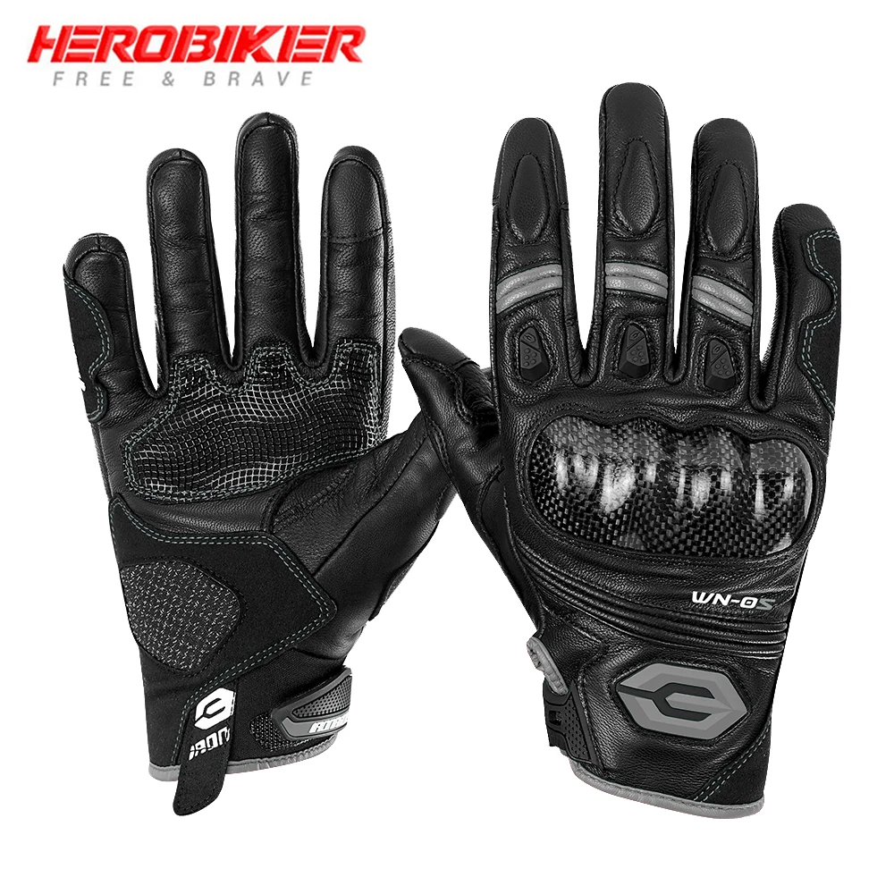 Motorcycle Gloves All Season Anti Slip Breathable Leather Gloves Anti Fall And Anti-collision Off-road Motorcycle Riding Gloves
Motorcycle Gloves All Season Anti Slip Breathable Leather Gloves Anti Fall And Anti-collision Off-road Motorcycle Riding Gloves