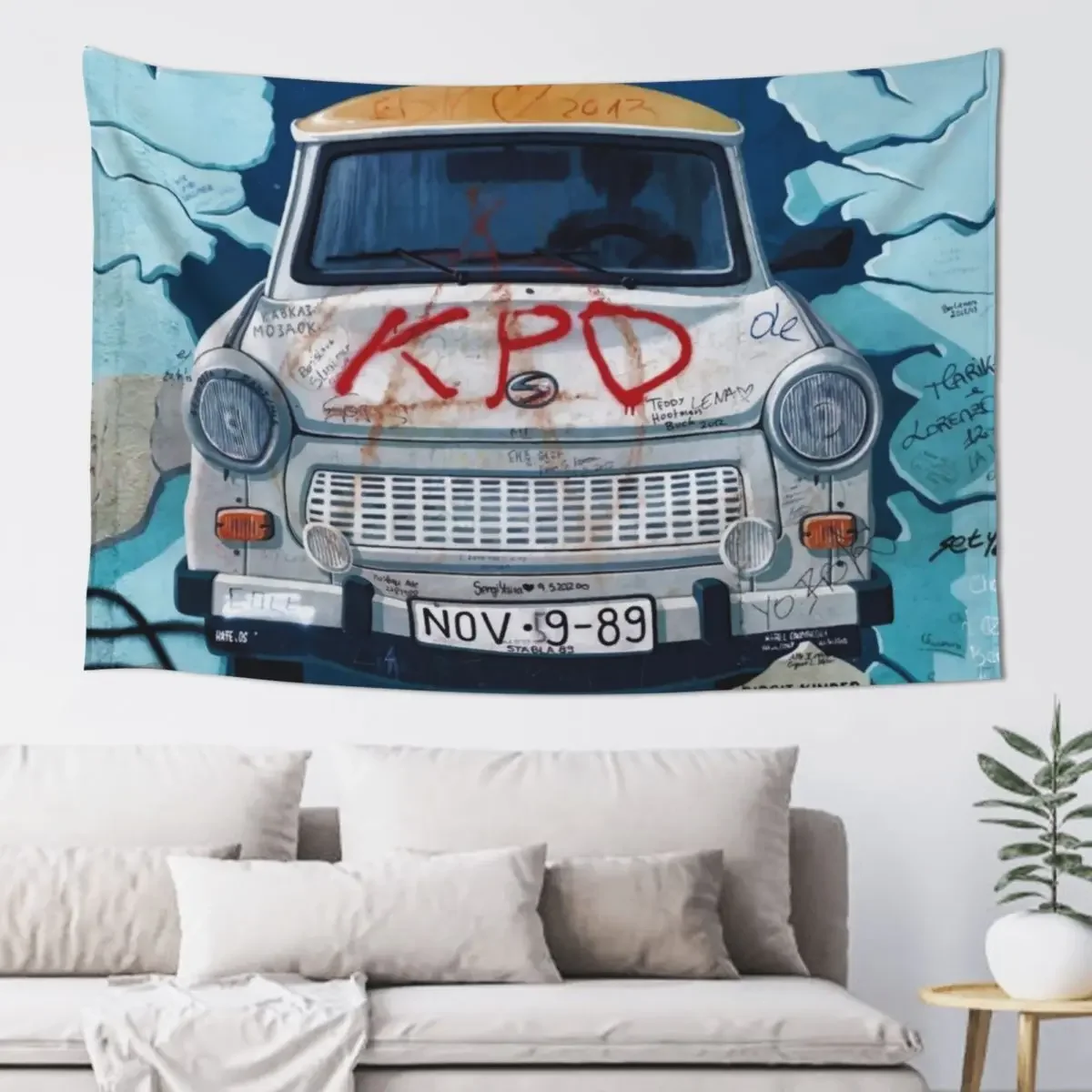 Berlin Wall Car Tapestry Bedroom Decorations Decorative Wall Mural Room Aesthetic Decor Bed Room Decoration Tapestry
Berlin Wall Car Tapestry Bedroom Decorations Decorative Wall Mural Room Aesthetic Decor Bed Room Decoration Tapestry