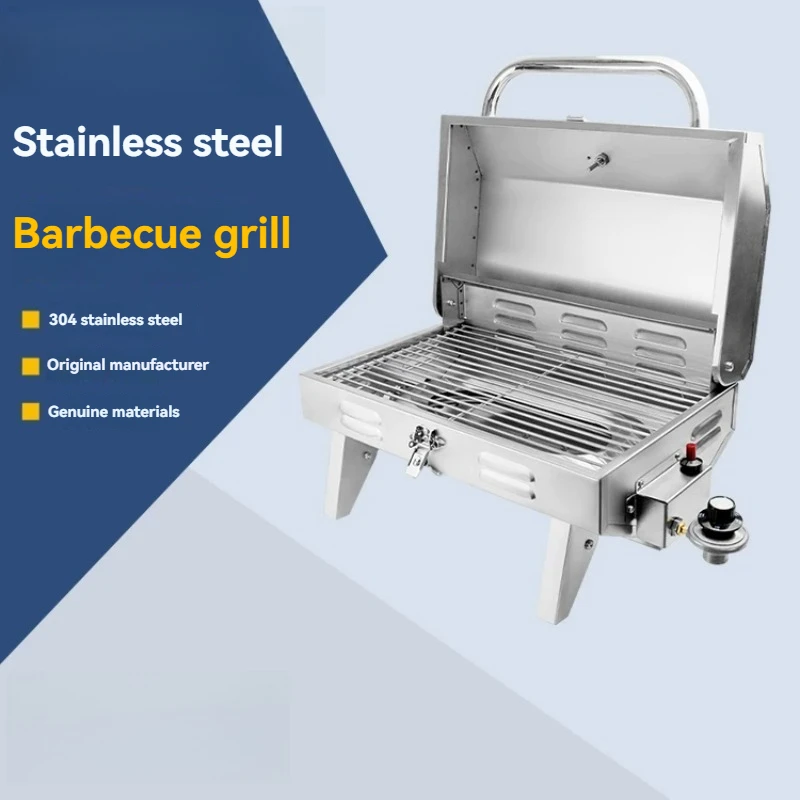 Yacht BBQ Stainless Steel Outdoor Oven Portable Gas Cassette Stove with Fishing Rod Holder Plug-in Rod Marine Barbecue Grill
Yacht BBQ Stainless Steel Outdoor Oven Portable Gas Cassette Stove with Fishing Rod Holder Plug-in Rod Marine Barbecue Grill