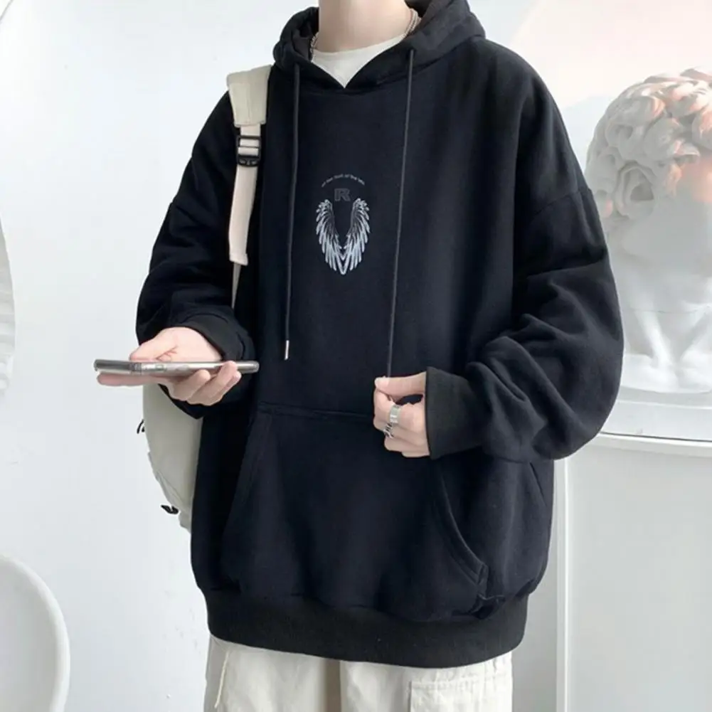Men Wing Print Hooded Sweatshirt Men's Hip Hop Style Wing Print Hoodie Winter Thickened Warm Top Loose Fit Sport for Student
Men Wing Print Hooded Sweatshirt Men's Hip Hop Style Wing Print Hoodie Winter Thickened Warm Top Loose Fit Sport for Student