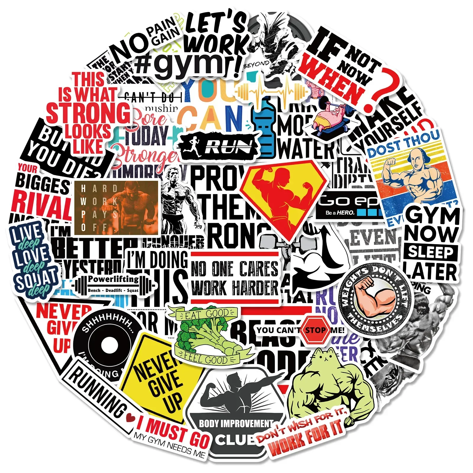 50pcs Text Stickers Gym Incentive Culture Stickers Taekwondo Hall Wall Gym Decoration Stickers
50pcs Text Stickers Gym Incentive Culture Stickers Taekwondo Hall Wall Gym Decoration Stickers