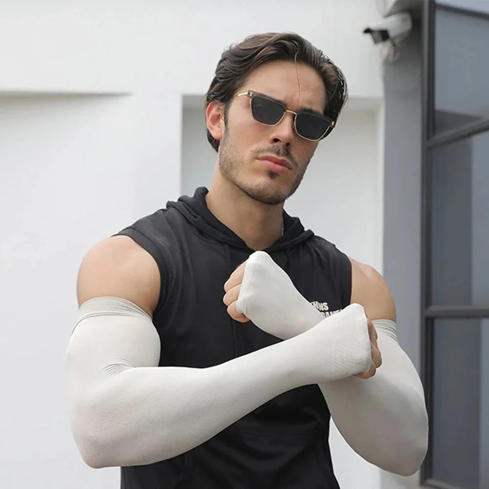 Anti-sunburn Sleeve Elastic Men Women Cool Muff Plus Size Uv Blocking Sleeve Fingerless
Anti-sunburn Sleeve Elastic Men Women Cool Muff Plus Size Uv Blocking Sleeve Fingerless