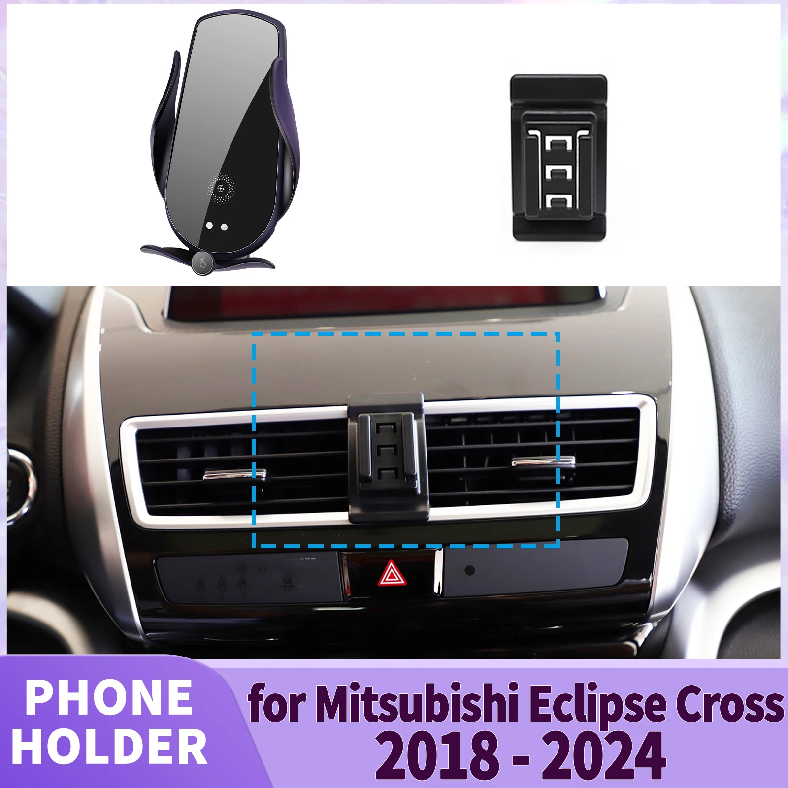 fit for Mitsubishi Eclipse Cross 2018 2019 2020-2024 Screen Base Phone Holder Mount Secure Clip Car accessoires
fit for Mitsubishi Eclipse Cross 2018 2019 2020-2024 Screen Base Phone Holder Mount Secure Clip Car accessoires