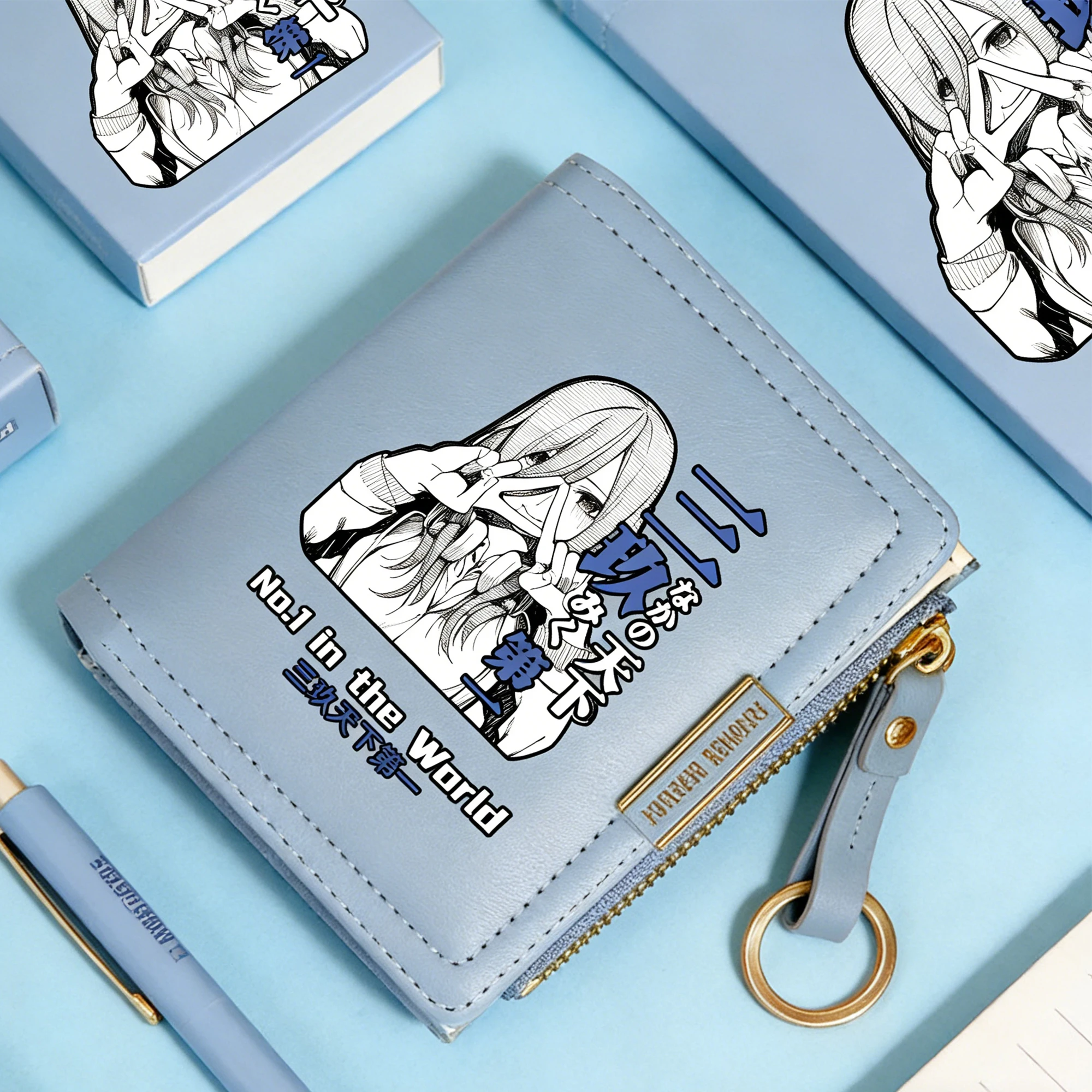 The Quintessential Quintuplets Money Cash Clutch Bag Cartoon Card Holder Short Wallets PU Leather Small Coin Purse Zipper Pocket
The Quintessential Quintuplets Money Cash Clutch Bag Cartoon Card Holder Short Wallets PU Leather Small Coin Purse Zipper Pocket