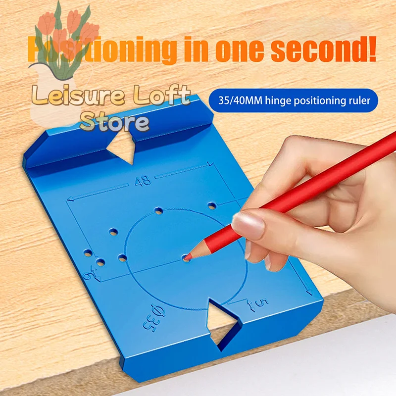 2Pcs Hinge Drilling Locator Cabinet Door Hinge Punching Positioning Ruler Template Woodworking Hinge Installation Auxiliary Tool
2Pcs Hinge Drilling Locator Cabinet Door Hinge Punching Positioning Ruler Template Woodworking Hinge Installation Auxiliary Tool