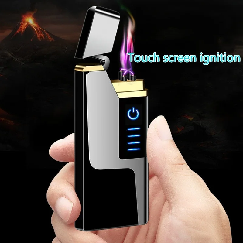 New Creative Electronic Cigarette Lighter Portable Ultra-thin USB Charging Lighter Touch Screen Induction Cigarette Lighter
New Creative Electronic Cigarette Lighter Portable Ultra-thin USB Charging Lighter Touch Screen Induction Cigarette Lighter