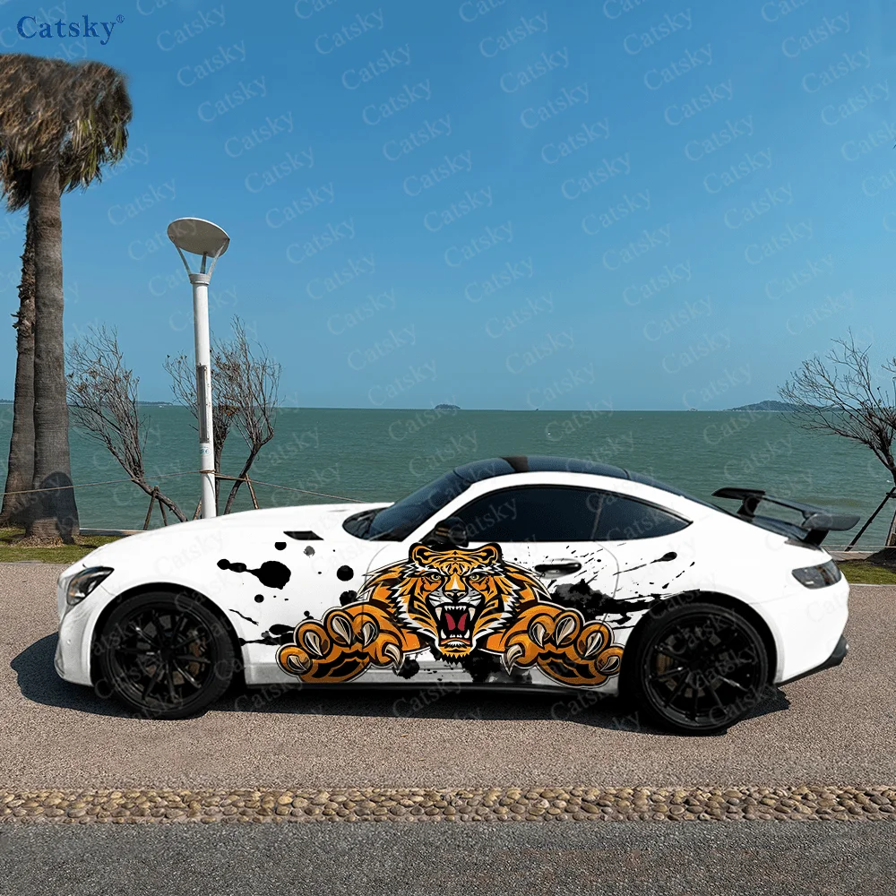 Боковая наклейка автомобиля Fierce Tiger Flop, водонепроницаемая, устойчивая к царапинам наклейка из ПВХ, защита автомобиля, автоаксессуары в подарок
Боковая наклейка автомобиля Fierce Tiger Flop, водонепроницаемая, устойчивая к царапинам наклейка из ПВХ, защита автомобиля, автоаксессуары в подарок