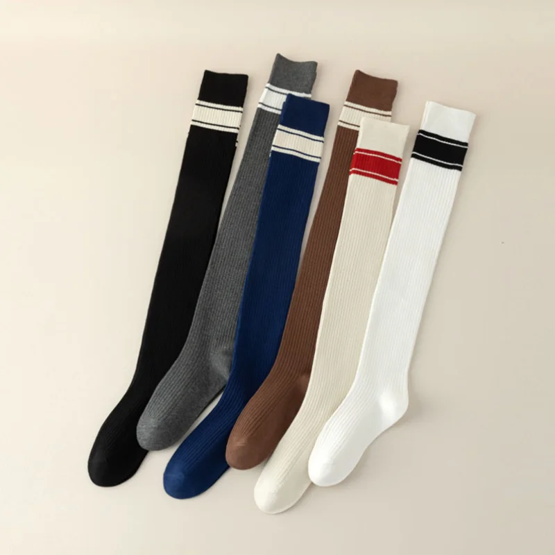 Women'S Stockings Knee-Covering Cotton Socks Stripe Stockings For Women Leisure Versatile Vertical Stripes Long Socks High Tube
Women'S Stockings Knee-Covering Cotton Socks Stripe Stockings For Women Leisure Versatile Vertical Stripes Long Socks High Tube