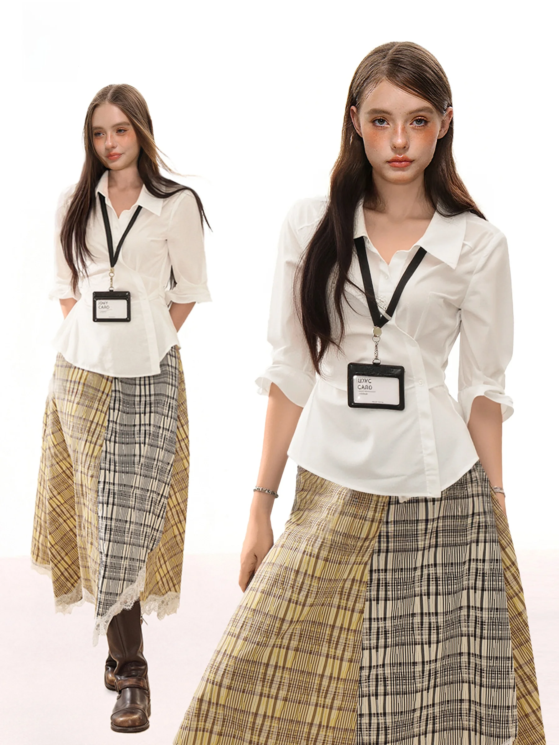 October White Casual Long Sleeve Women's Shirt American Style Premium Feeling Anti-Aging Autumn New Arrival Collar Butto...
October White Casual Long Sleeve Women's Shirt American Style Premium Feeling Anti-Aging Autumn New Arrival Collar Butto...
