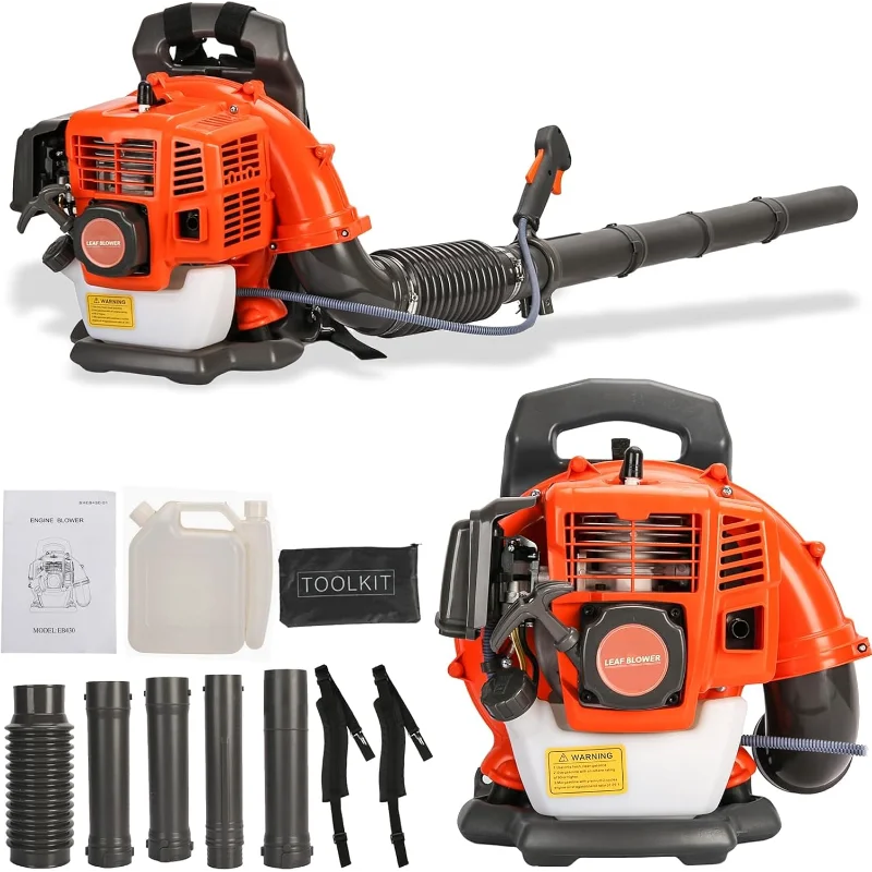 Backpack Gas Powered Leaf Blower, 52CC 550CFM 3HP 2 Stroke Grass Lawn Blower Air Cooling Gasoline Backpack Grass
Backpack Gas Powered Leaf Blower, 52CC 550CFM 3HP 2 Stroke Grass Lawn Blower Air Cooling Gasoline Backpack Grass