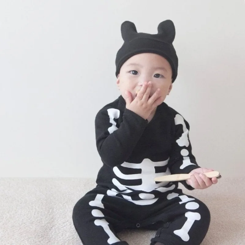 HoneyCherry Children's Halloween Costume Romper - New European and American Autumn Style Skull Romper Newborn Photography Romper
HoneyCherry Children's Halloween Costume Romper - New European and American Autumn Style Skull Romper Newborn Photography Romper