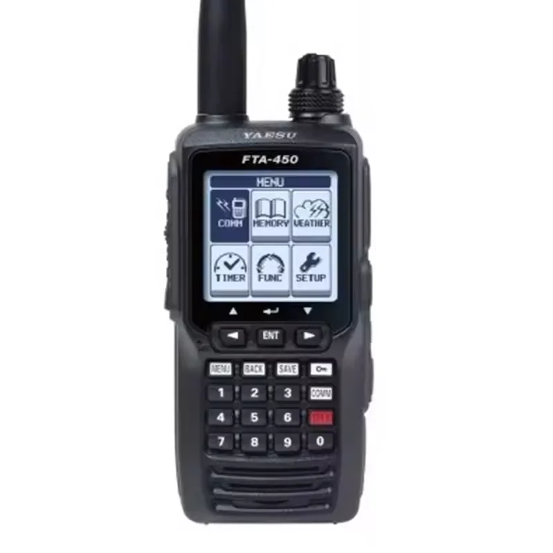 YAESU FTA-450L 8.33 Airband Handheld VHF 118-136MHz Aviation Transceiver for Airplane
YAESU FTA-450L 8.33 Airband Handheld VHF 118-136MHz Aviation Transceiver for Airplane
