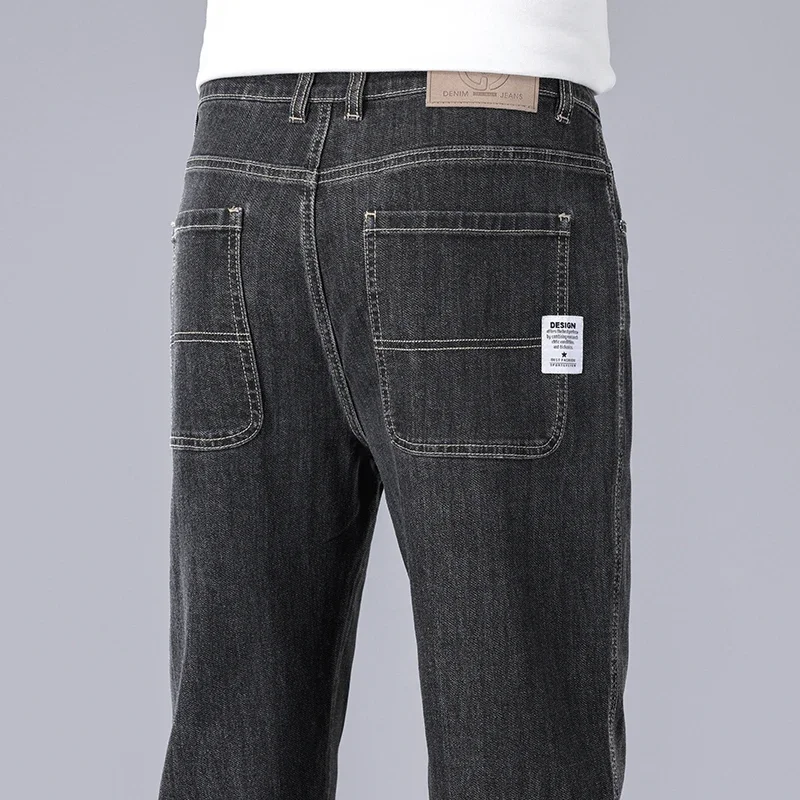 2026 Spring Summer Thin Men's Jeans Classic Straight Twill Business Casual Trousers Fashion Comfort Washed Denim Pants Gray Blue
2026 Spring Summer Thin Men's Jeans Classic Straight Twill Business Casual Trousers Fashion Comfort Washed Denim Pants Gray Blue