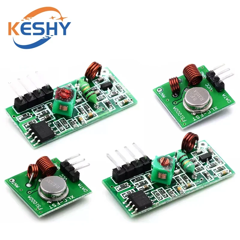 433M 315M Super Regenerative Module Radio Transmitter Receiver 315MHZ/433MHZ Frequency Transmitter Receiver for Arduino
433M 315M Super Regenerative Module Radio Transmitter Receiver 315MHZ/433MHZ Frequency Transmitter Receiver for Arduino