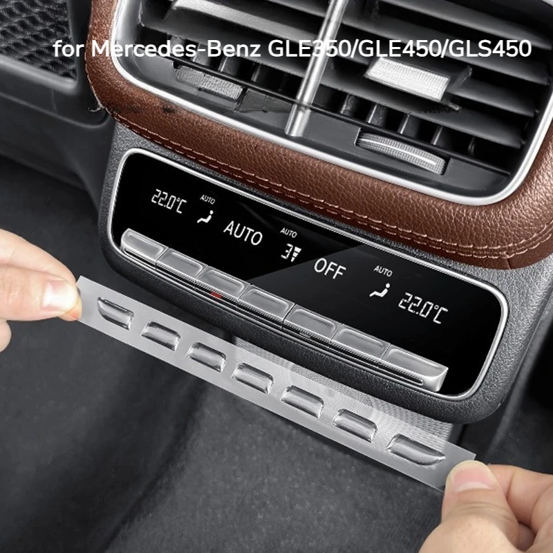 Epoxy Resin Button Protective Sticker for Mercedes-Benz GLE350/GLE450/GLS450 - Rear Air Vent AC Accessory
Epoxy Resin Button Protective Sticker for Mercedes-Benz GLE350/GLE450/GLS450 - Rear Air Vent AC Accessory