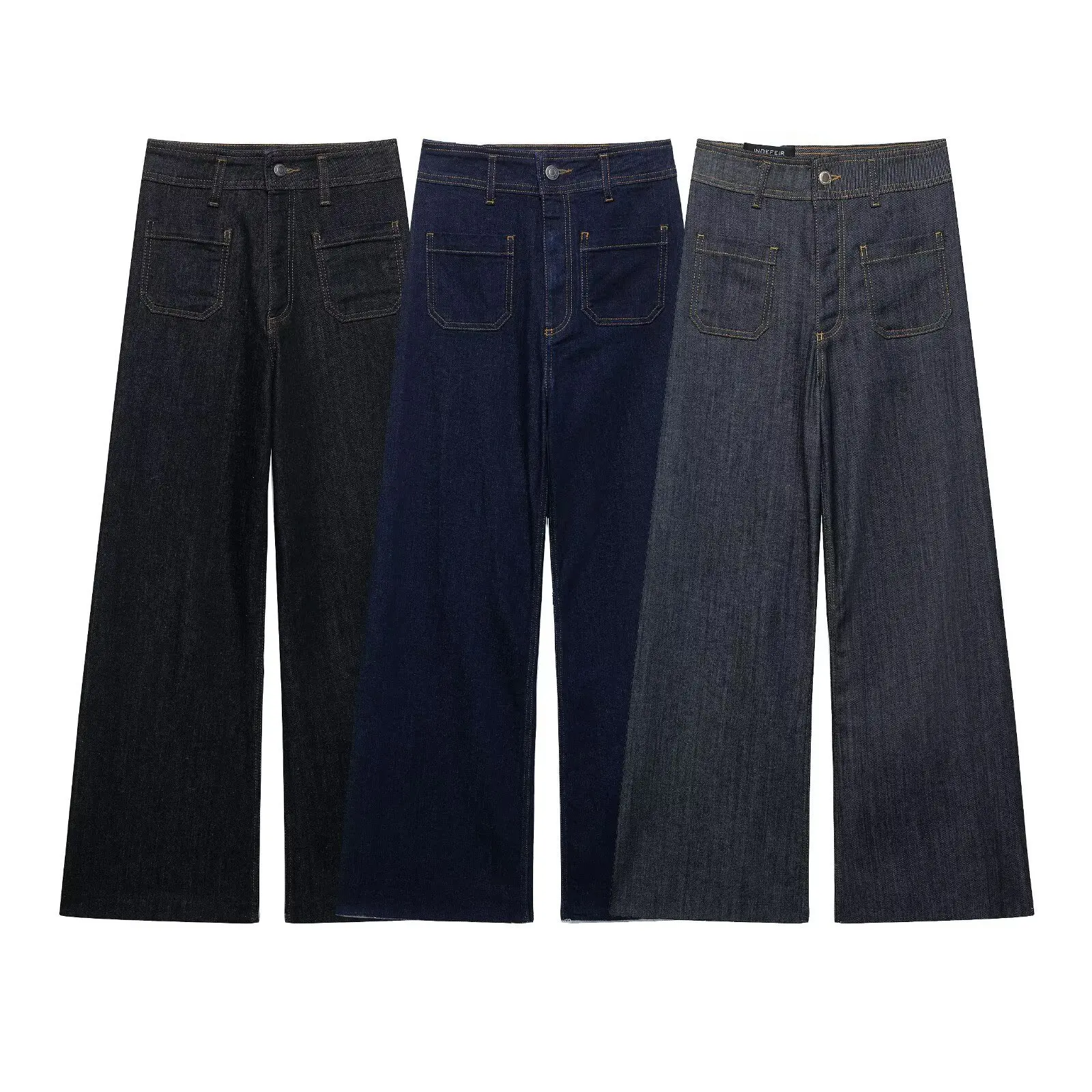 Jeans 2025 Spring New Product European and American Women's Street Fashion Casual High Waist Wide Leg Pants
Jeans 2025 Spring New Product European and American Women's Street Fashion Casual High Waist Wide Leg Pants