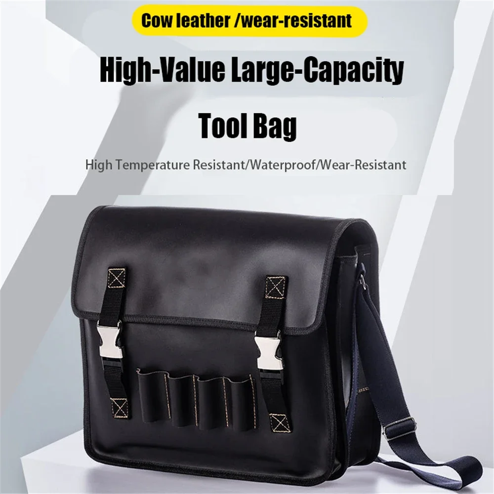 Многофункциональный набор инструментов из воловьей кожи, оборудование большой емкости, сумка для инструментов для защиты труда, электричество, деревообработка, одно плечо
Многофункциональный набор инструментов из воловьей кожи, оборудование большой емкости, сумка для инструментов для защиты труда, электричество, деревообработка, одно плечо