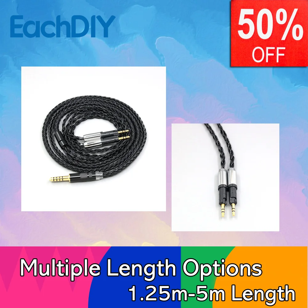 For Audio-Technica ATH-R70X ATH-R70XA Headphone Headset 16 Core Black Braided Earphone Cable LN008863
For Audio-Technica ATH-R70X ATH-R70XA Headphone Headset 16 Core Black Braided Earphone Cable LN008863