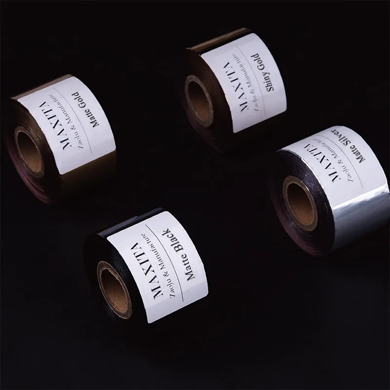 MAXITA Hot Stamping Foil Roll 4cmx120m Heat Transfer Paper For Leather PU PVC Card Embossing Craft Matte Glossy Gold Silver
MAXITA Hot Stamping Foil Roll 4cmx120m Heat Transfer Paper For Leather PU PVC Card Embossing Craft Matte Glossy Gold Silver