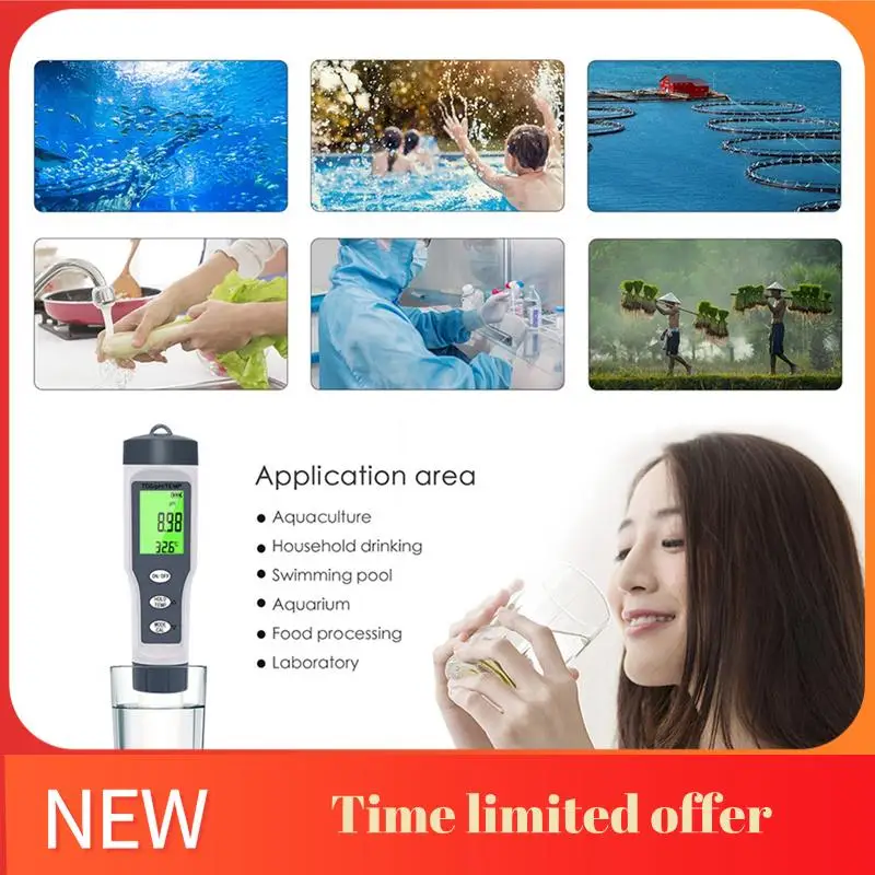 Three-In-One Ph Measuring Pen Meter Acidity Meter Tds Water Quality Testing Pen Ph Tester
Three-In-One Ph Measuring Pen Meter Acidity Meter Tds Water Quality Testing Pen Ph Tester