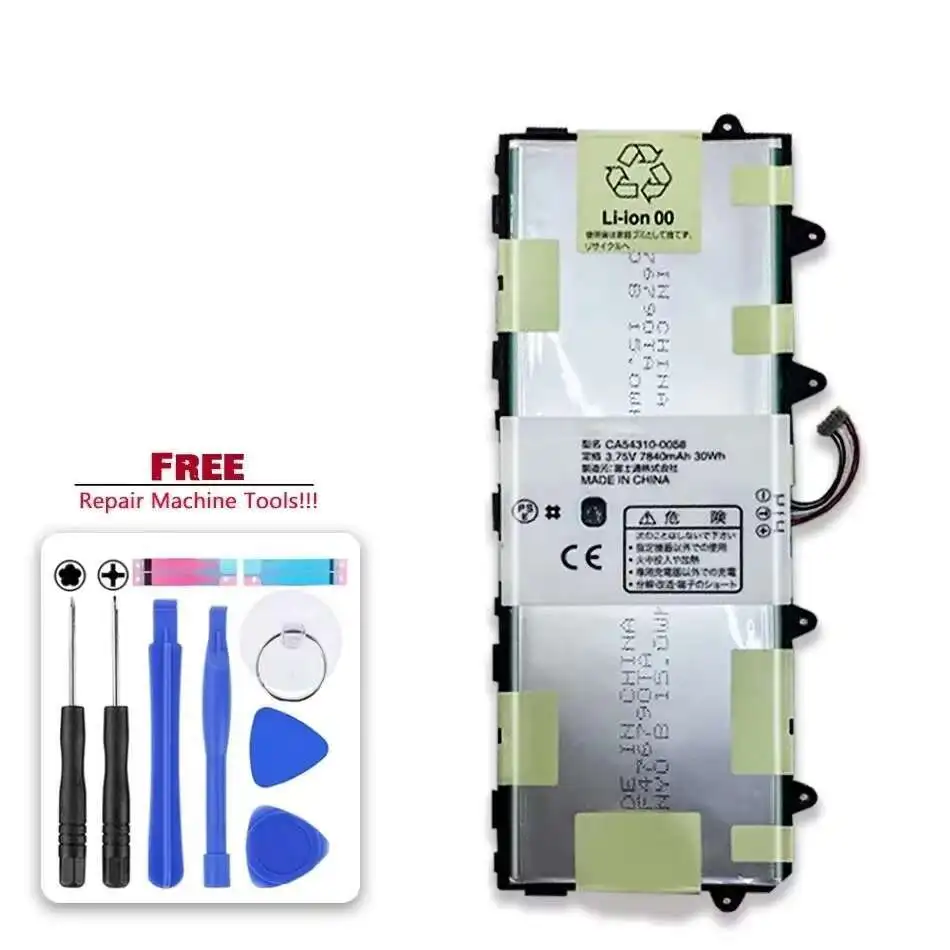 Tablet Battery 7840mAh For Docomo Arrows Tab F-03G For CA54310-0058 Reliable Power
Tablet Battery 7840mAh For Docomo Arrows Tab F-03G For CA54310-0058 Reliable Power