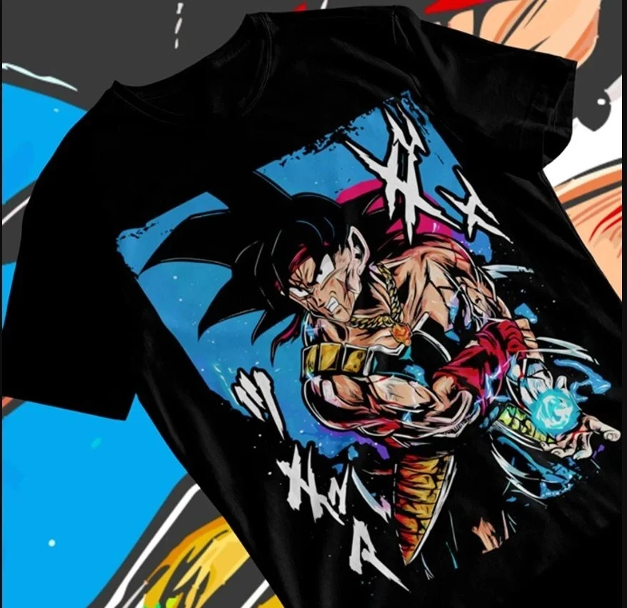 2026 Summer Dragon Ball Bardock Goku Print T-shirt, Retro Oversized 100% Cotton Tee, Quick Dry Casual Unisex Anime Top
2026 Summer Dragon Ball Bardock Goku Print T-shirt, Retro Oversized 100% Cotton Tee, Quick Dry Casual Unisex Anime Top