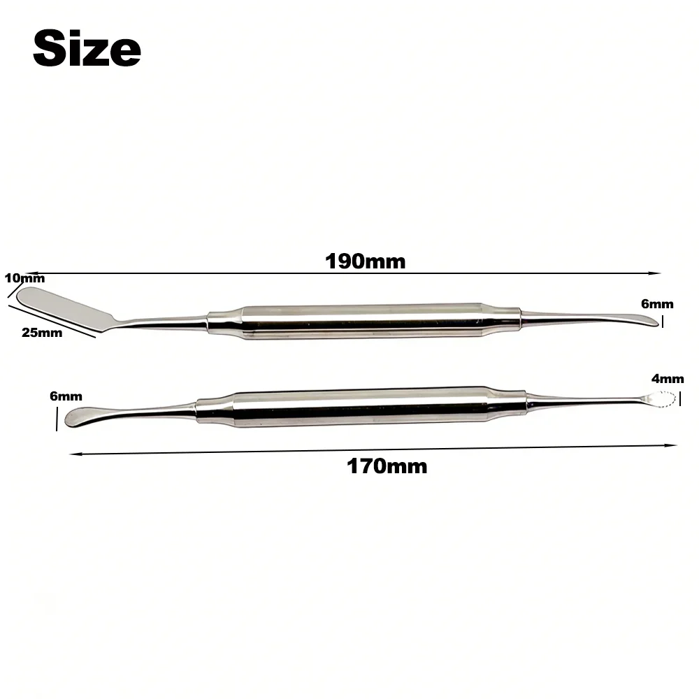 Autoclavable Double Ended Periosteal Elevator with Serrated Edges for Implant Surgery Soft Tissue Management and Bone Exposure
Autoclavable Double Ended Periosteal Elevator with Serrated Edges for Implant Surgery Soft Tissue Management and Bone Exposure