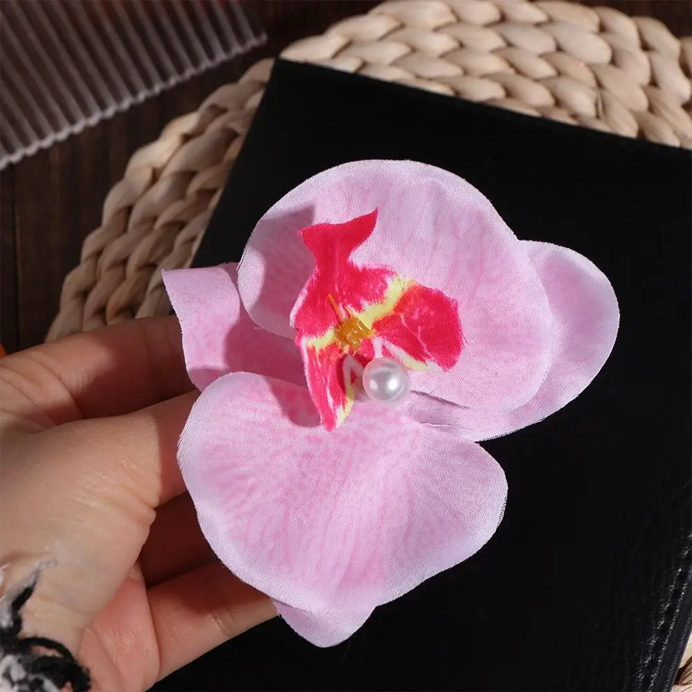 Sweet Pink Orchid Flower Hair Clip Hair Ornament Hair Accessories Sweet Hairpin Side Barrettes Headdress Bohemia Barrette Daily
Sweet Pink Orchid Flower Hair Clip Hair Ornament Hair Accessories Sweet Hairpin Side Barrettes Headdress Bohemia Barrette Daily