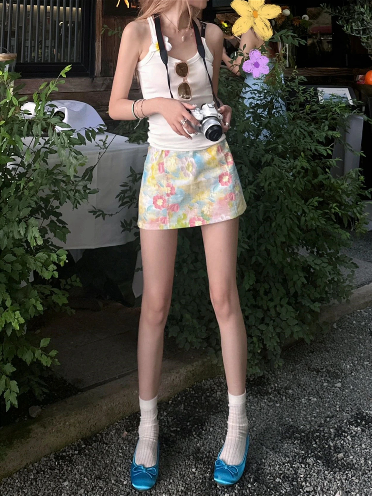 High Waist Floral Print Short Skirt Women's Style A-Line Bodycon Skirt Spring New Arrival Slimming Effect Polyester Fabric
High Waist Floral Print Short Skirt Women's Style A-Line Bodycon Skirt Spring New Arrival Slimming Effect Polyester Fabric