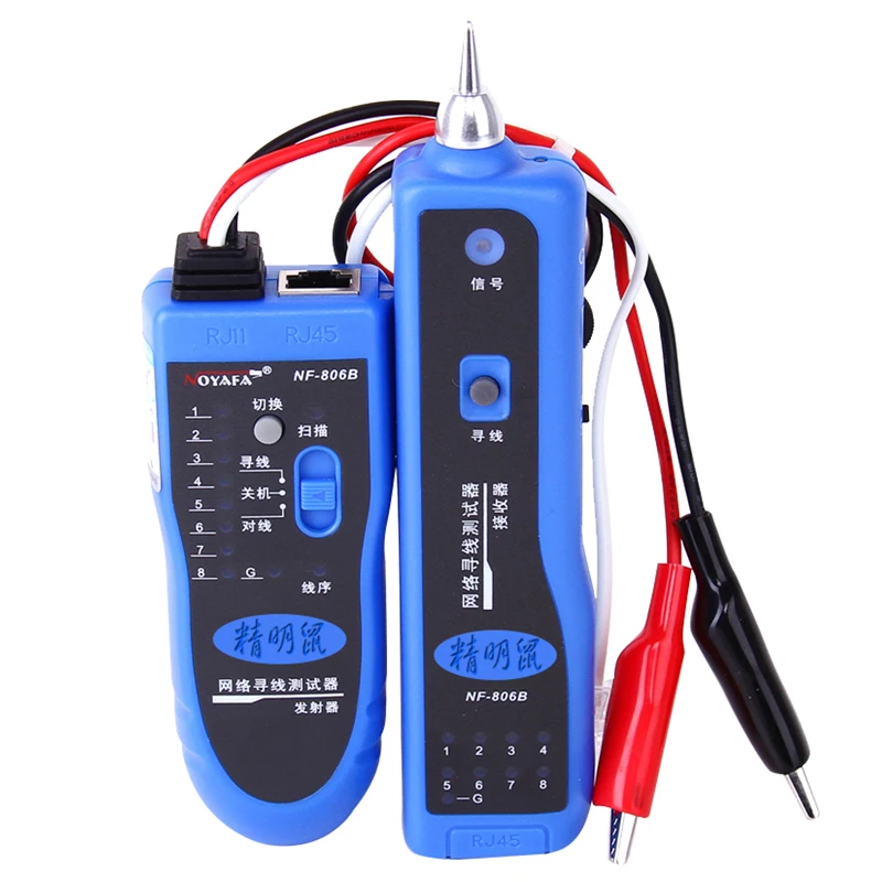 NF-806 Cable Tester Fault FinderTone Generator and Probe
NF-806 Cable Tester Fault FinderTone Generator and Probe