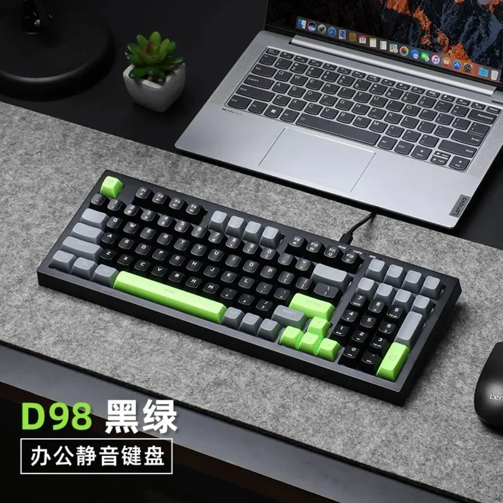 YUNZII D98 Wired Silent Gamer Keyboard RGB Ergonomic Numpad Membrane Keyboard Office Supplies E-sports Gaming Accessories Gifts 
YUNZII D98 Wired Silent Gamer Keyboard RGB Ergonomic Numpad Membrane Keyboard Office Supplies E-sports Gaming Accessories Gifts