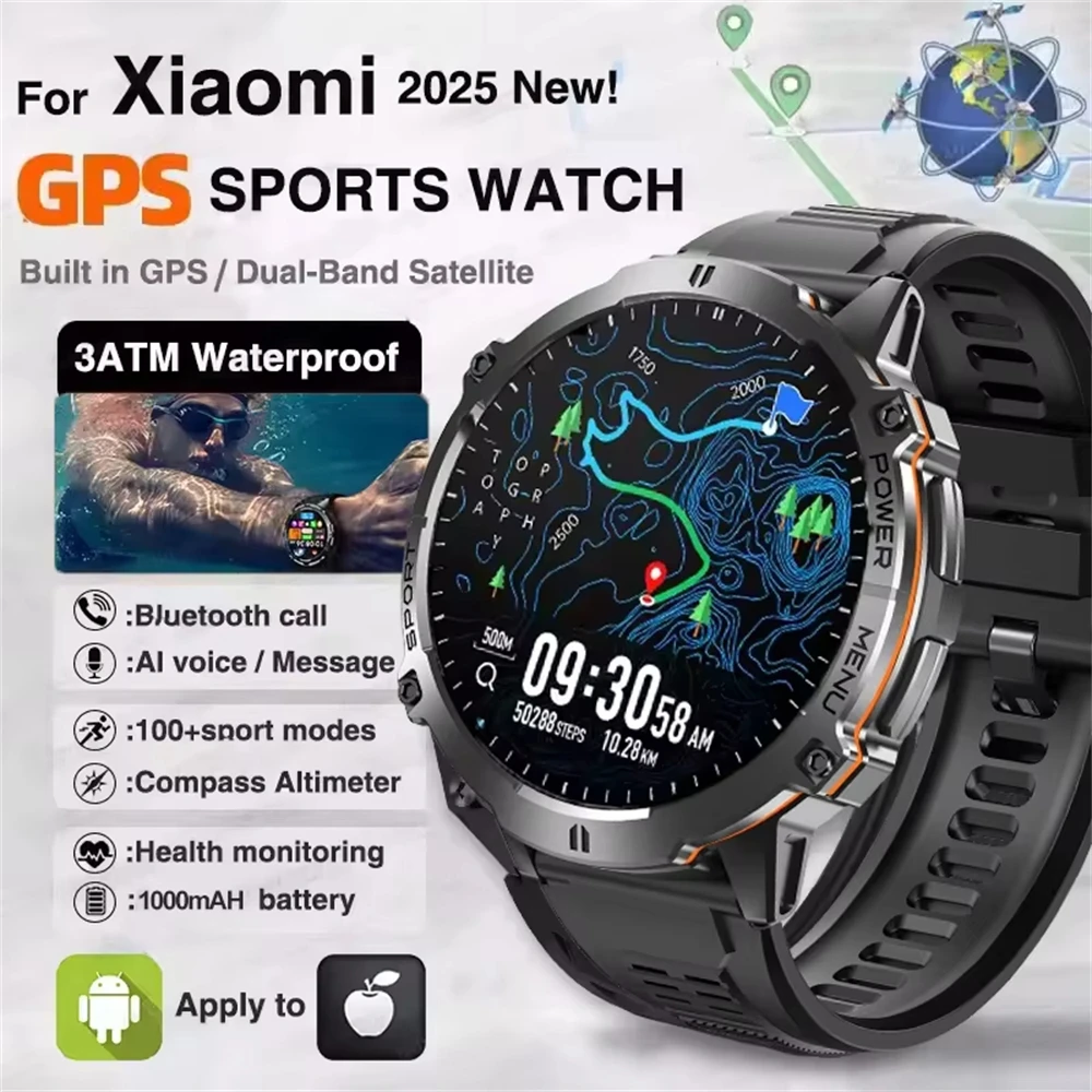 2026 New Outdoor T-REX3 1.7 '' AMOLED Screen 1000mah Battery Sport Smart Watch 5ATM Waterproof HD BT Call Heart rate Smart Watch
2026 New Outdoor T-REX3 1.7 '' AMOLED Screen 1000mah Battery Sport Smart Watch 5ATM Waterproof HD BT Call Heart rate Smart Watch