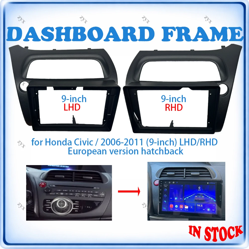 Car Radio Fascia Frame For Honda Civic Hatchback Europe Version 2006-2011 9 inch LHD/RHD Wiring Harness Power Cable
Car Radio Fascia Frame For Honda Civic Hatchback Europe Version 2006-2011 9 inch LHD/RHD Wiring Harness Power Cable