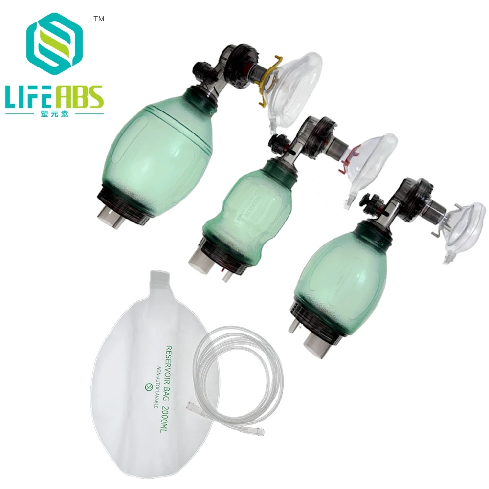 Artificial Resuscitator Emergency Ambu Bag Manual Resuscitator for First Aid Manual PVC Adult/Child Resuscitation Ambu Bags
Artificial Resuscitator Emergency Ambu Bag Manual Resuscitator for First Aid Manual PVC Adult/Child Resuscitation Ambu Bags