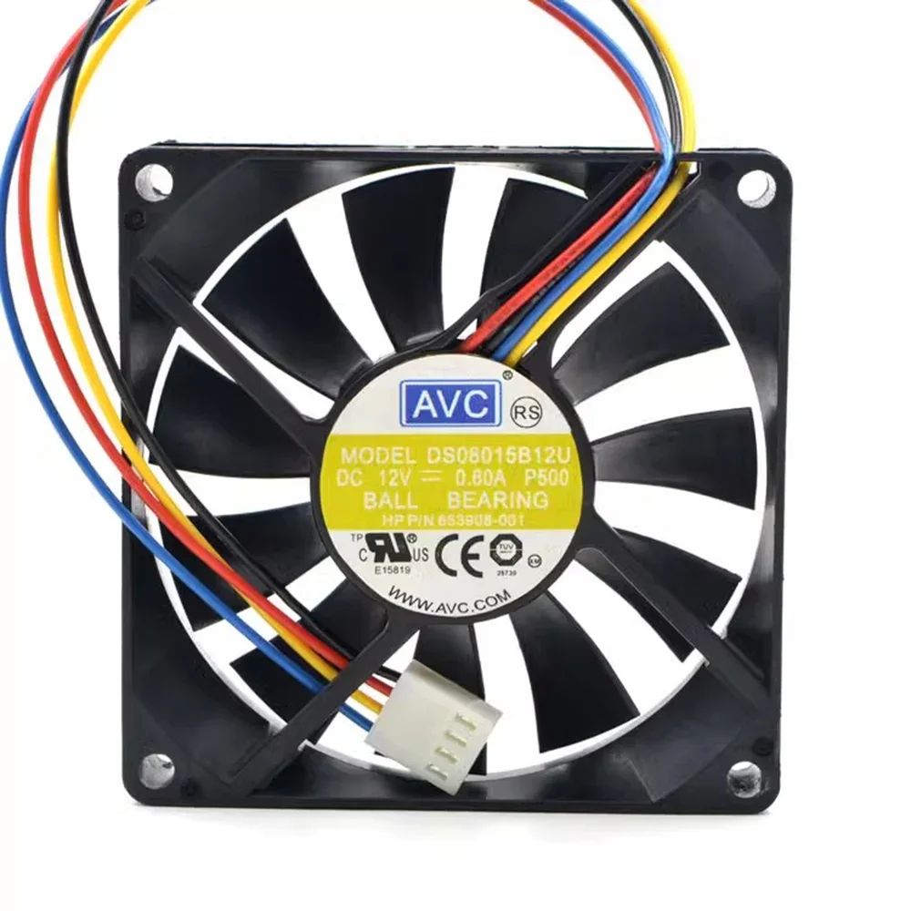 for AVC DS08015B12U 12V 0.60A 80*80*15 PWM 80mm chassis computer cooling fan
for AVC DS08015B12U 12V 0.60A 80*80*15 PWM 80mm chassis computer cooling fan