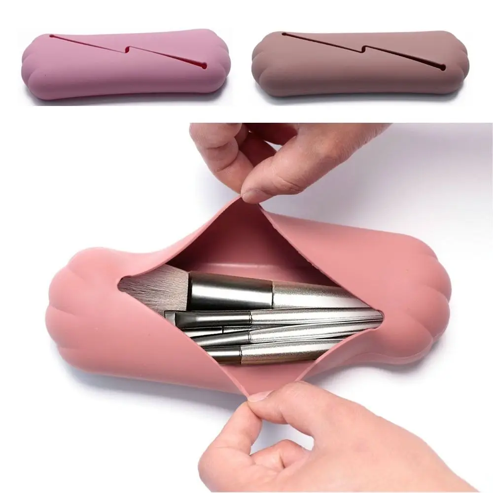 Beauty Storage Tool Silicone Makeup Brush Holder Portable Waterproof Makeup Bag Dustproof Soft Cosmetic Brushes Pouch for Woman
Beauty Storage Tool Silicone Makeup Brush Holder Portable Waterproof Makeup Bag Dustproof Soft Cosmetic Brushes Pouch for Woman