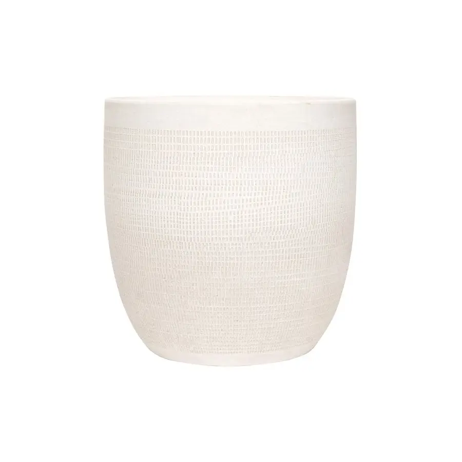 Большое матовое белое кашпо из керамогранита с тиснением CoOp
Большое матовое белое кашпо из керамогранита с тиснением CoOp