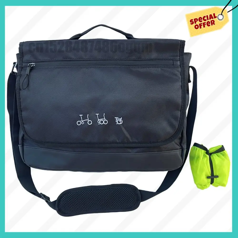 -ABJZ Bicycle Front Bag Bike Shoulder Bags For Brompton 3SIXTY Folding Accessories With Rain Cover Bag
-ABJZ Bicycle Front Bag Bike Shoulder Bags For Brompton 3SIXTY Folding Accessories With Rain Cover Bag