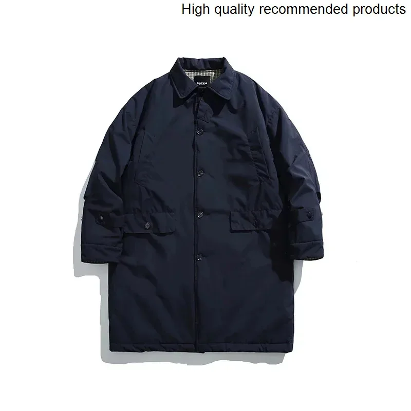 Winter Coat Japanese Korean Men Streetwear Fashion Loose Quilted Long Parkas Jacket Man Padded Cotton Thicken Trenchcoat
Winter Coat Japanese Korean Men Streetwear Fashion Loose Quilted Long Parkas Jacket Man Padded Cotton Thicken Trenchcoat